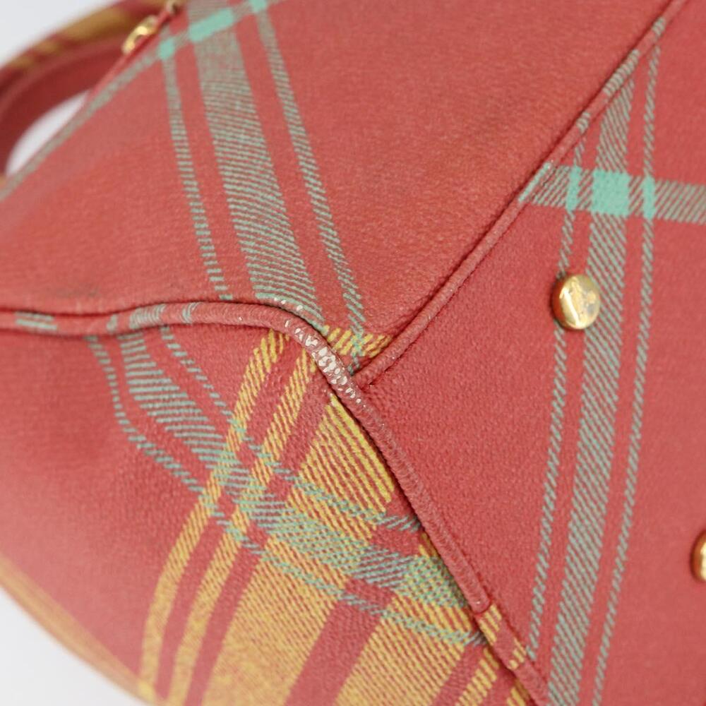 Vivienne Westwood Shukatatan Hand Bag PVC Red Gold Auth am9551 - Picture 15 of 16